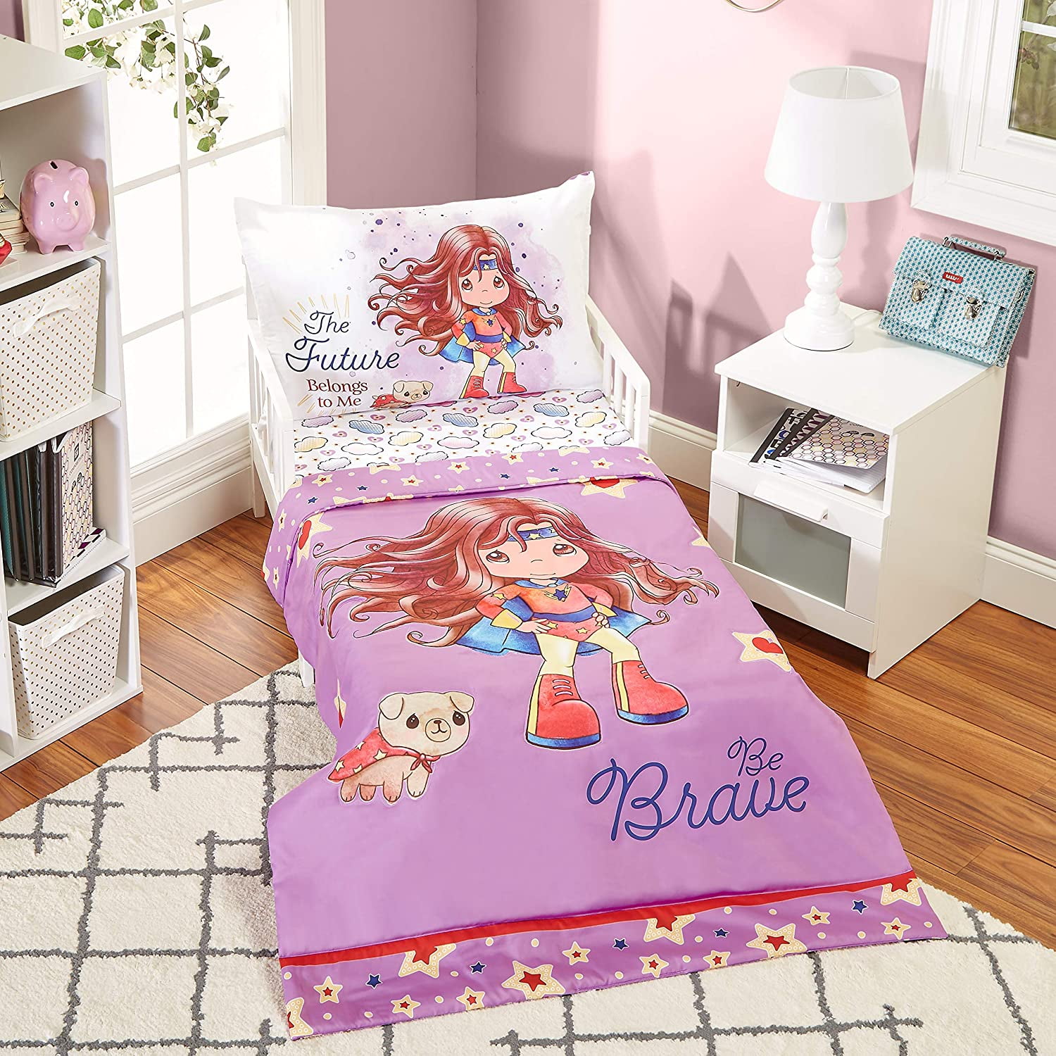 Handmade Baby Precious Moments Princess Of Hearts BabyToddler Quilt-Newly Made
