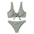 thumbnail image 2 of Neinkie Bikini à Nœud Ajustable pour Femmes, Ensemble Deux Pièces, 2 of 7