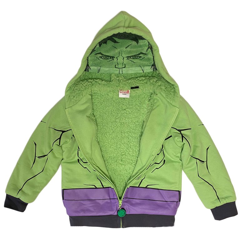 Hulk zip up on sale hoodie