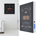 thumbnail image 3 of Reloj De Pared Digital, Calendario De Pared Digital, Visualización De La Hora, Diseño De Marco Negro, Silencio Para El Hogar, 3 of 7