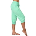 thumbnail image 2 of Dellytop Womens Capri Loose Drawstring Pajama Pants With Pockets, 2 of 4