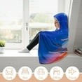 thumbnail image 6 of Aladdin Hooded Blanket Poncho Wearable Blanket Hoodie Cozy Soft Warm Flannel Fleece Throw Blanket for Women Men Boys Girls, 6 of 7