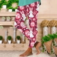 thumbnail image 2 of Women's Easter Print Tight Casual Yoga Leggings Red S, 2 of 5