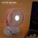 thumbnail image 5 of mfyjkho Mini ventilador portátil con alimentación USB, 3 velocidades ajustables, 13 x 13 x 22 cm, ideal para casa, oficina, coche, viajes al aire libre. Incluye 1 ventilador y cable de carga USB., 5 of 8