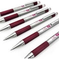 thumbnail image 5 of Zebra F-301 - Stainless Steel Retractable Ballpoint Pen - 0.7mm Medium - BLUE Ink - Maroon Barrel - Pack of 12, 5 of 5