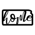 thumbnail image 3 of Kansas Home State Silhouette Solid Steel Home Decor Decorative Accent Metal Art Wall Sign, 3 of 3