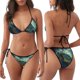 thumbnail image 3 of Fotbe Surfing Turtle Traje de Baño para Mujer de Dos Piezas – Bikini Sexy de Tirantes Tipo Halter con Diseño Triangular, 3 of 6