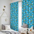 thumbnail image 5 of Blackout Kids Curtains,Cartoon Construction Vehicles Clouds Childrens Insulated Curtains Set Of 2,Bedroom Essentials,Toddler Room Decor 52"x84", 5 of 5
