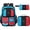 Black, variant on 3-Piece Backpacks Set with Insulated Lunch Bag & Pencil Case for School Gamer Bookbag, Blue