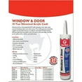 thumbnail image 3 of Red Devil 084640 Window & Door Siliconized Acrylic Caulk, 10.1 oz, Pack of 1, Brown, 3 of 4