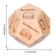 thumbnail image 5 of 2 uds divertidos juegos para parejas, dados de madera para comida, dados para fecha y noche, regalos para el Día de San Valentín, 5 of 9