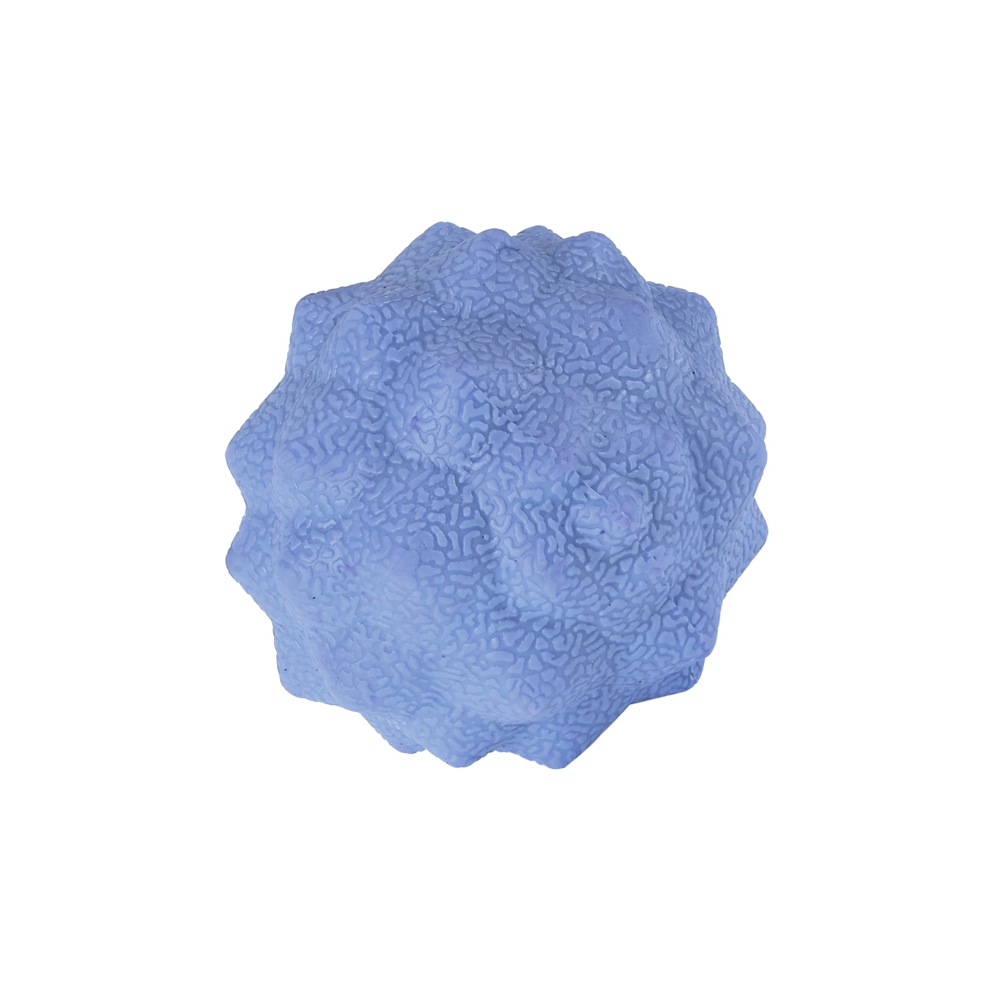 Unique Bargains 1 Pc Diamond Massage Ball for Travel Home Gym Blue