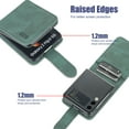 thumbnail image 5 of Allytech Case for Samsung Galaxy Z Flip 4 2022, Z Flip 4 Case with Card Holder Premium PU Leather Flip Wallet Shockproof Case for Samsung Z Flip 4, Green, 5 of 6