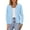 Blue, variant on MOSHU V neck Cardigans for Women Long Sleeve Button Down Sweaters Open Front Knit Shrugs Cardigan Outerwear Coats