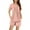 Pink, variant on SwiftWear Cozy & Chic Summer Pajama Sets Lightweight Button Top & Matching Shorts 2 Piece Loungewear for Lazy Days at Home S-3XL