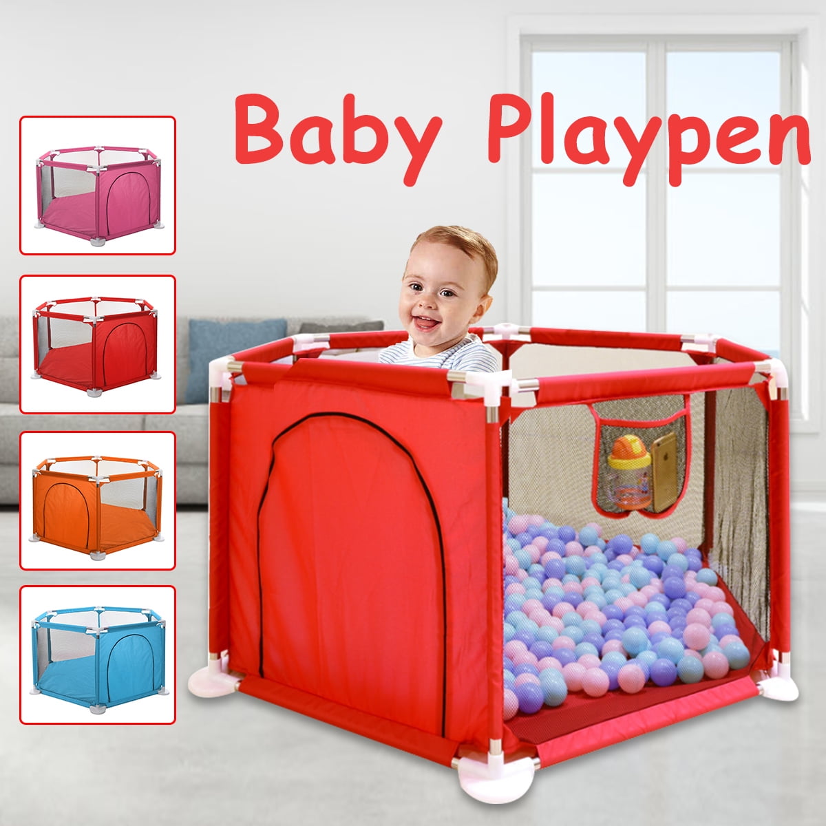 mesh baby playpen
