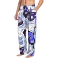 thumbnail image 6 of Rateoe Butterflies Pattern Men’s Ultra-Soft Comfy Pajama Lounge Pants Sleepwear,Comfortable Lounge Wear,lightweight Pajamas, Casual Home Wear-Medium, 6 of 6