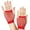 Black, variant on Fishnet Gloves Fingerless Fishnet Gloves Mesh Short Gloves Party Punk Half Finger Mesh Stretch Color Diamond Gloves