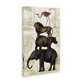 thumbnail image 2 of Stupell Industries Tropical Jungle Animals Tower Canvas Art, 16 x 24, by Victoria Barnes, 2 of 7