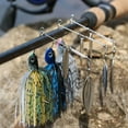 thumbnail image 3 of Fishing Jig Double Willow Blade Attractive Metal Easy to Carry Lure Spinner Baits for Bass, 3 of 10