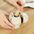 thumbnail image 4 of GFHFHITJ Plastics Toothpick Cases Toothpick Case Automatically Up High Value Home Personalized Commercial Cream Wind Portable Toothpick, 4 of 7