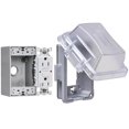 thumbnail image 1 of 4.53 x 5.89 in. Rectangle Weatherproof Cover, Thermoplastic, 1 of 1