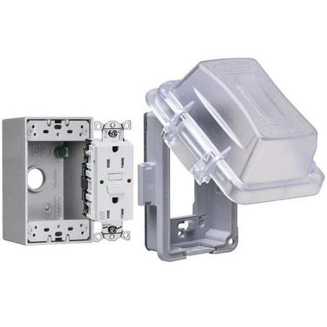 4.53 x 5.89 in. Rectangle Weatherproof Cover, Thermoplastic