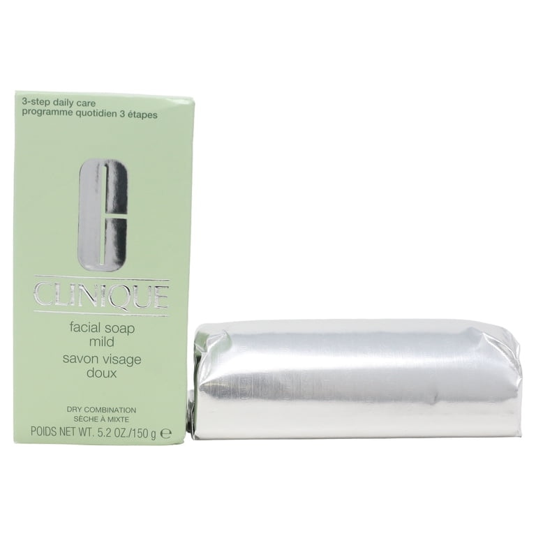 Clinique Facial Soap Mild Refill, Gentle Cleanser, 5.2oz, Dry 