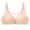 Khaki, variant on Utoimkio Bras for Women No Underwire Woman's Solid Color Comfortable Hollow Out Perspective Bra Underwear No Rims