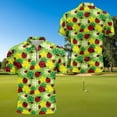 thumbnail image 4 of Jeiento His and Hers Matching Golf Shirts, Ladybug Floral Men Short Sleeve Shirts , Women Sleeveless Quick Dry Moisture Wicking Couple Golf Outfit Set, 4 of 6