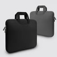 thumbnail image 3 of CNKOO Laptop Sleeve Bag 11-15.6 Inch  Durable Slim Briefcase Handle Bag & with Two Extra Pockets Notebook Computer Protective Case for 15 15.6 inch HP  Dell  Acer  Asus  Chromebook  Ultra, 3 of 10