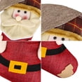 thumbnail image 4 of 18" Large Christmas Stockings Santa Snowman Reindeer Character for Xmas Decoration, 4 of 9