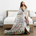 thumbnail image 5 of Wijzvio Gifts For My Bestie Throw Blanket Soft Fuzzy Fleece Blanket For Couch Bed Living Room Decoration 40"X30", 5 of 9