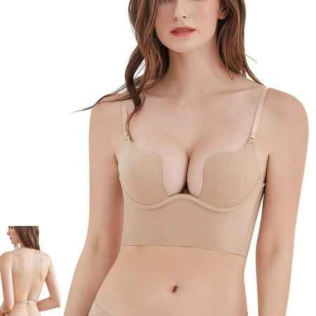 

Hwmodou Womens Bra Brief Sets Front Button Strapless Backless Solid Color Lace Spring Summer 2 PCS Lingerie Set For Women