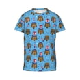 thumbnail image 4 of Wukai Cute Puppy Youth Unisex Short Sleeve T-Shirt for Boys, Girls, Teens, and Kids-X-Small, 4 of 7