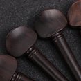 thumbnail image 4 of Miangastore 4PCS Ebony Wood Violin Tuning Pegs String Instrument Accessories for Fiddler Replacement (4/4), 4 of 8