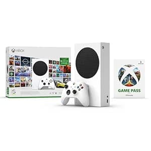 Xbox Series S 512GB SSD All-Digital Gaming Console (Robot White) – Next-Gen Performance, 1440p Gaming, 120 FPS, Compact Design