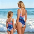 thumbnail image 6 of CCRFTGI Swimsuit for Child Girls Size 6-7 2026 Summer One Piece Bathing Suit Beach Print Swim Vacation Girls Clothes Girls Bathing Suit Royal Blue 3-4 Years, 6 of 7