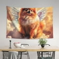 thumbnail image 4 of Gaeub Cute Cloud Pomeranian Print Tapestry Wall Hanging(60x40 inches),Tapestry Home Decor,Wall Art for Living Room Bedroom Home Decor, 4 of 8