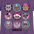 thumbnail image 3 of LOL Surprise! Dolls - All Dolls Together - Toddler & Youth Girls Short Sleeve Graphic T-Shirt, 3 of 5