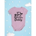 thumbnail image 3 of Just A Girl Who Loves Her Daddy Bodysuit Infant -Smartprints Designs,  6 Months, 3 of 4