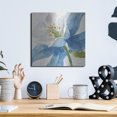 thumbnail image 6 of Luxe Metal Art 'Blue And Green Garden VI' by Lisa Audit, Metal Wall Art, 12"x12", 6 of 9