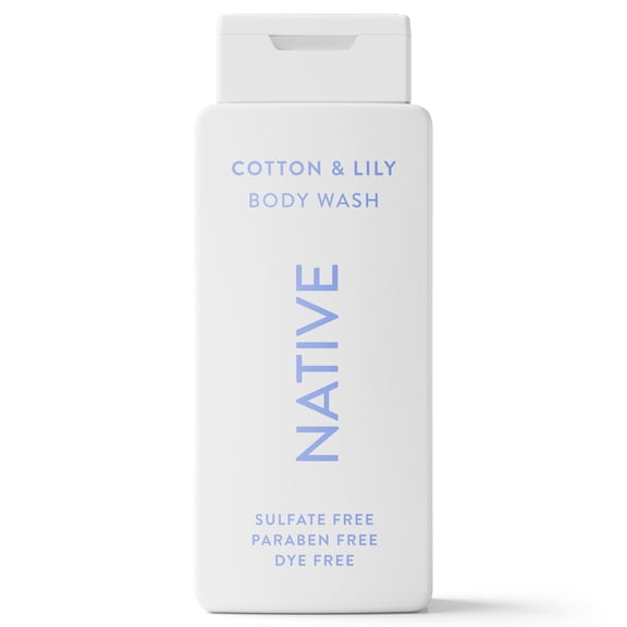 Native Body Wash, Coconut & Vanilla, Sulfate Free, Naturally Derived Ingredients, 24hr Freshness, for Women & Men, 18 fl oz