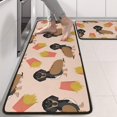 thumbnail image 2 of Kitchen Rugs Sets Of 2,Dachshund Hotdog Fries Anti Fatigue Kitchen Mat Rugs Non Slip Washable,Decorative Kitchen Floor Mats for Kitchen,Sink,Laundry,17"x47"+17"x47", 2 of 5