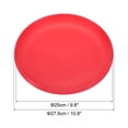 thumbnail image 2 of Flying Disc 10.8 Inch 175 Gram, Sport Disk Training Disk for Backyard Lawn Beach, Red, 2 of 6