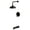 Matte Black, variant on Kingston Brass KB6330DL Concord Single-Handle Pressure Balanced Tub and Shower Faucet, Matte Black