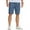A-blue, variant on Men Casual Shorts Cotton Stretch Waist Chino Shorts Summer Beach Vacation Travel