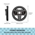 thumbnail image 5 of Racing Steering Wheel For Game Console Controllers Attachment Accessories 1 Pair, 5 of 8