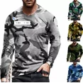 thumbnail image 4 of Camiseta De Camuflaje De Manga Larga De Moda Para Hombre, 4 of 6