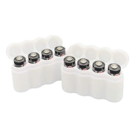 Slimline A23 Battery Case, Holds 4 A23 Batteries, Pack of 2